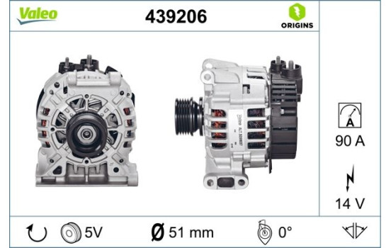 Alternator NEW ORIGINAL PART 439206 Valeo