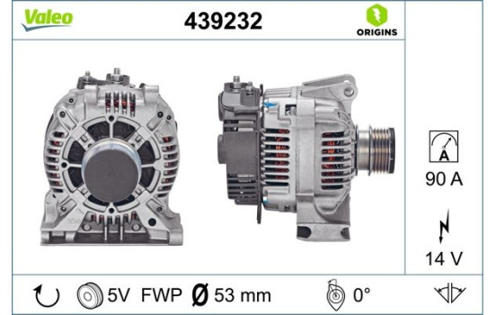 Alternator NEW ORIGINAL PART 439232 Valeo