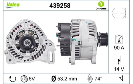 Alternator NEW ORIGINAL PART 439258 Valeo