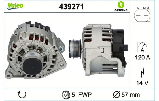 Alternator NEW ORIGINAL PART 439271 Valeo