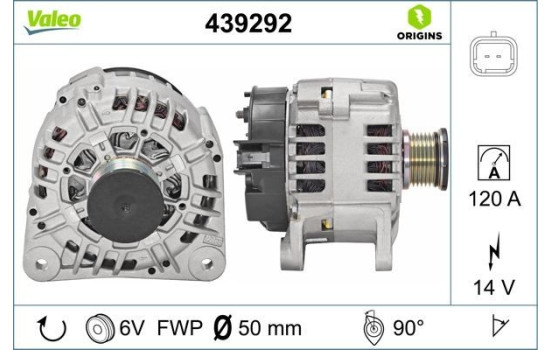 Alternator NEW ORIGINAL PART 439292 Valeo