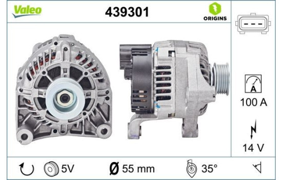 Alternator NEW ORIGINAL PART 439301 Valeo