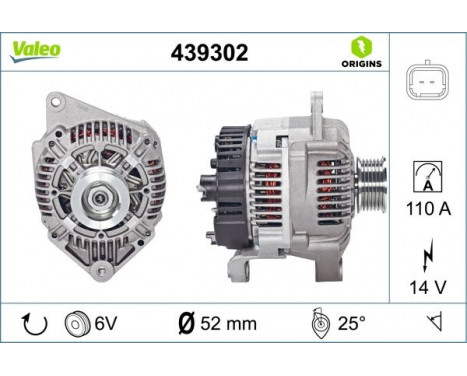 Alternator NEW ORIGINAL PART 439302 Valeo