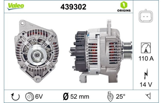 Alternator NEW ORIGINAL PART 439302 Valeo