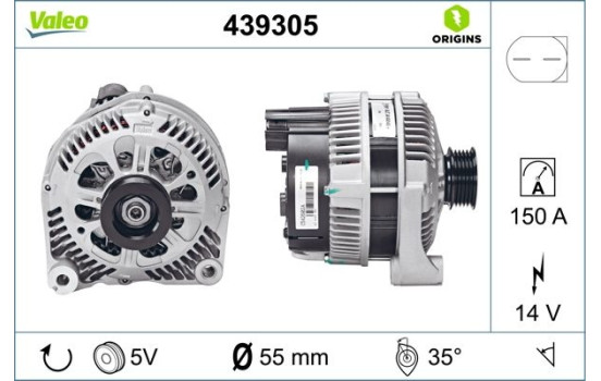 Alternator NEW ORIGINAL PART 439305 Valeo
