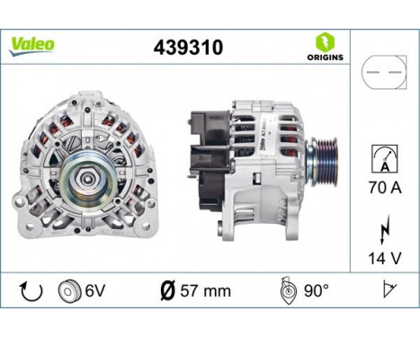 Alternator NEW ORIGINAL PART 439310 Valeo, Image 4