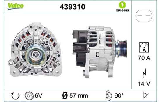 Alternator NEW ORIGINAL PART 439310 Valeo