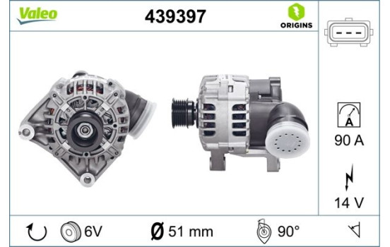 Alternator NEW ORIGINAL PART 439397 Valeo