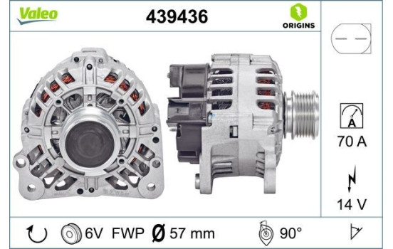 Alternator NEW ORIGINAL PART 439436 Valeo