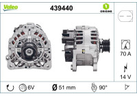 Alternator NEW ORIGINAL PART 439440 Valeo