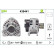 Alternator NEW ORIGINAL PART 439441 Valeo, Thumbnail 4