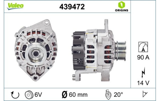 Alternator NEW ORIGINAL PART 439472 Valeo