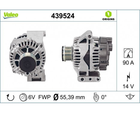 Alternator NEW ORIGINAL PART 439524 Valeo, Image 4