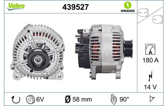 Alternator NEW ORIGINAL PART 439527 Valeo, Image 4