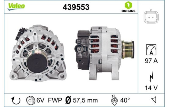 Alternator NEW ORIGINAL PART 439553 Valeo