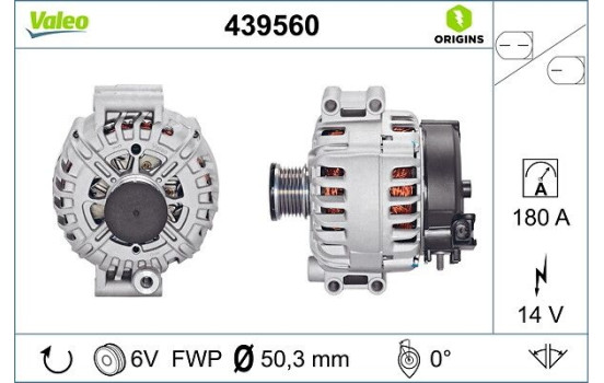 Alternator NEW ORIGINAL PART 439560 Valeo, Image 4