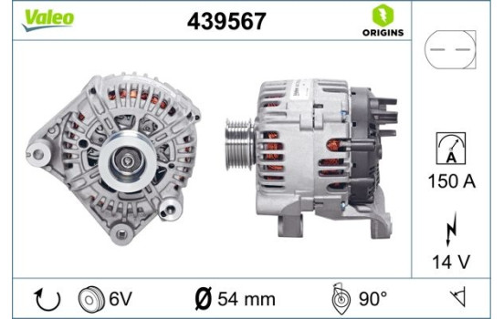 Alternator NEW ORIGINAL PART 439567 Valeo