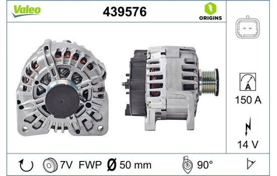 Alternator NEW ORIGINAL PART 439576 Valeo, Image 4