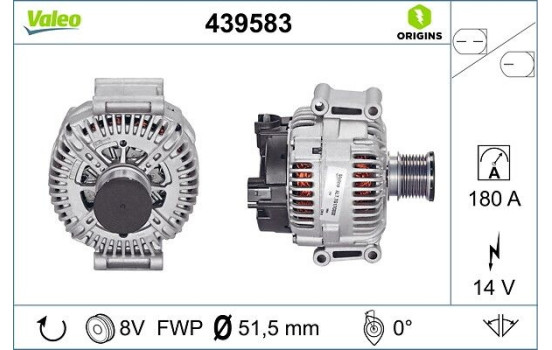 Alternator NEW ORIGINAL PART 439583 Valeo, Image 4