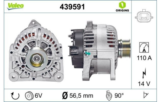 Alternator NEW ORIGINAL PART 439591 Valeo