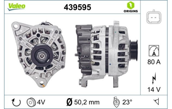 Alternator NEW ORIGINAL PART 439595 Valeo