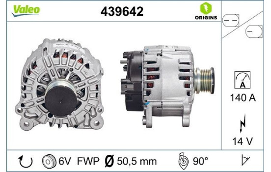 Alternator NEW ORIGINAL PART 439642 Valeo, Image 4