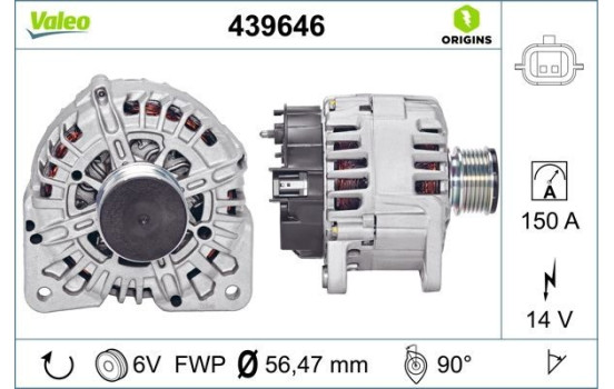 Alternator NEW ORIGINAL PART 439646 Valeo