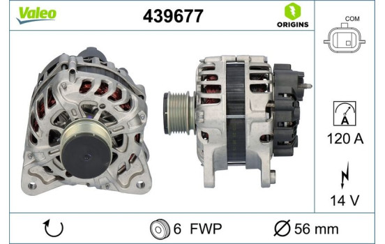 Alternator NEW ORIGINAL PART 439677 Valeo, Image 4