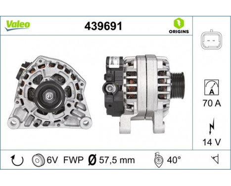 Alternator NEW ORIGINAL PART 439691 Valeo