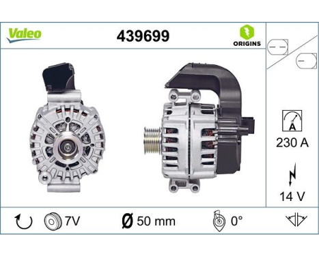 Alternator NEW ORIGINAL PART 439699 Valeo, Image 4
