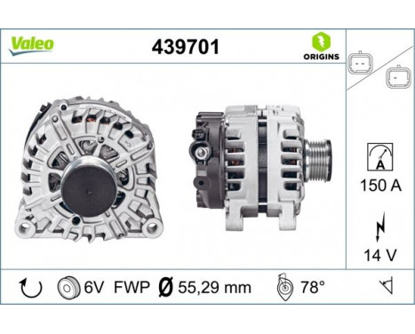 Alternator NEW ORIGINAL PART 439701 Valeo