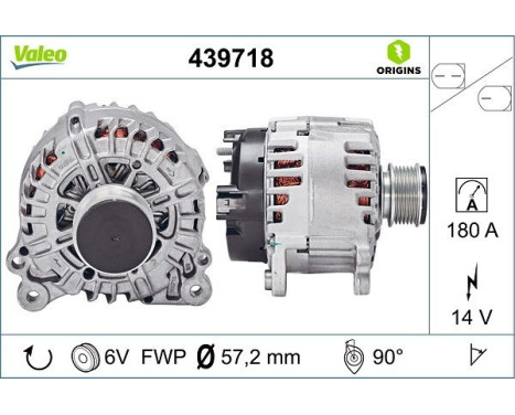Alternator NEW ORIGINAL PART 439718 Valeo, Image 4