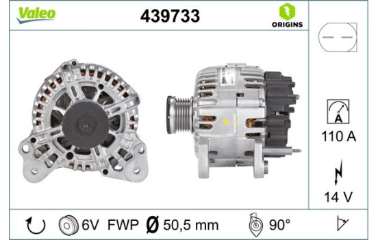 Alternator NEW ORIGINAL PART 439733 Valeo