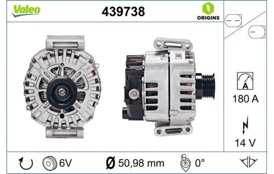 Alternator NEW ORIGINAL PART 439738 Valeo