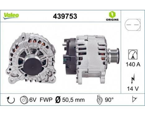 Alternator NEW ORIGINAL PART 439753 Valeo