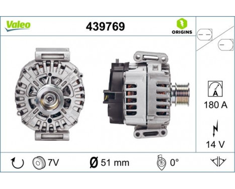 Alternator NEW ORIGINAL PART 439769 Valeo, Image 4
