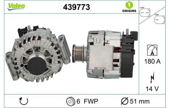 Alternator NEW ORIGINAL PART 439773 Valeo, Image 4