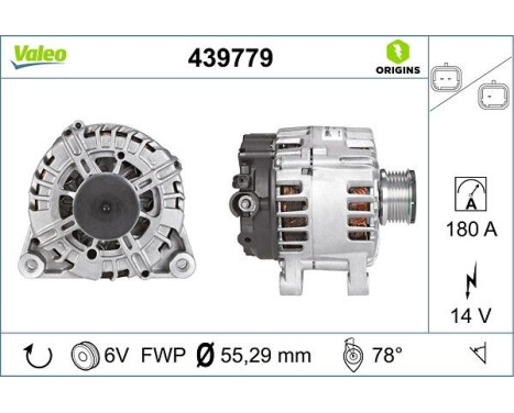 Alternator NEW ORIGINAL PART 439779 Valeo, Image 4