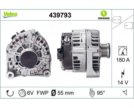 Alternator NEW ORIGINAL PART 439793 Valeo, Image 4