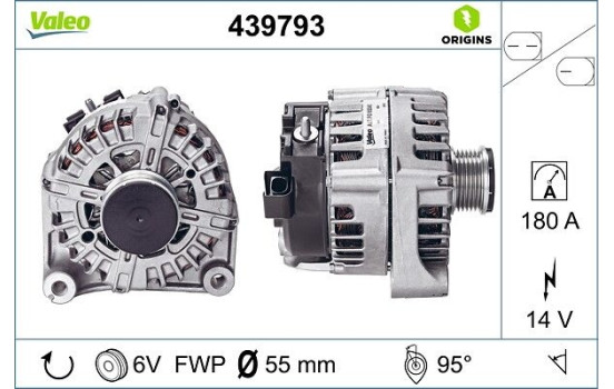 Alternator NEW ORIGINAL PART 439793 Valeo, Image 4