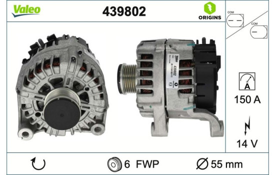 Alternator NEW ORIGINAL PART 439802 Valeo