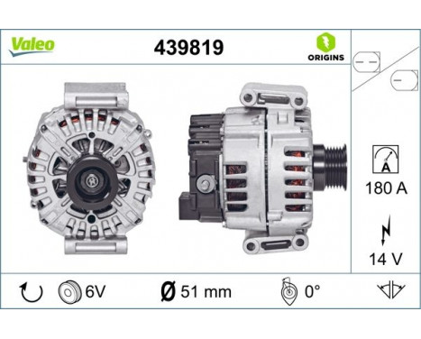 Alternator NEW ORIGINAL PART 439819 Valeo