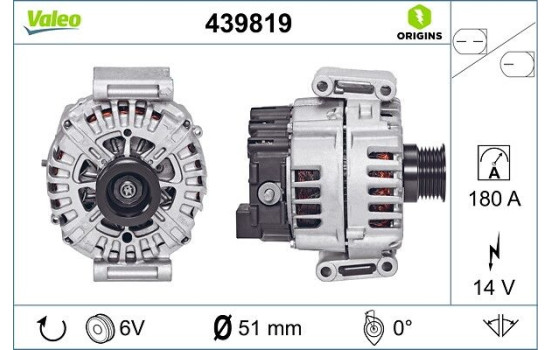 Alternator NEW ORIGINAL PART 439819 Valeo, Image 4