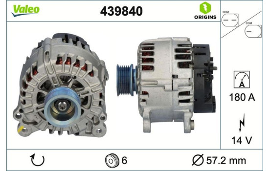 Alternator NEW ORIGINAL PART 439840 Valeo