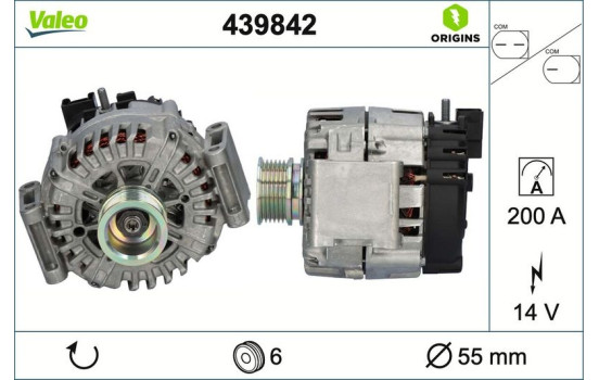 Alternator NEW ORIGINAL PART 439842 Valeo