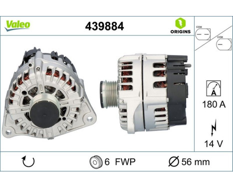 Alternator NEW ORIGINAL PART 439884 Valeo, Image 4