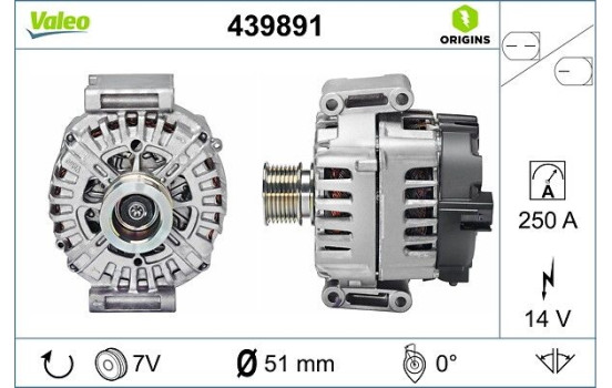 Alternator NEW ORIGINAL PART 439891 Valeo, Image 4