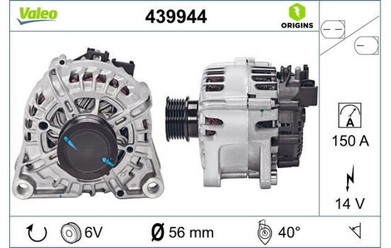 Alternator NEW ORIGINAL PART 439944 Valeo, Image 4