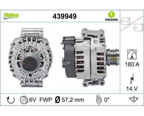Alternator NEW ORIGINAL PART 439949 Valeo, Image 4