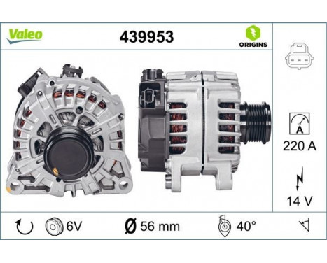 Alternator NEW ORIGINAL PART 439953 Valeo